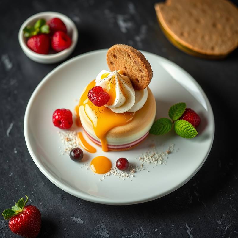 Professionelle Fotografie: Food-Fotografie eines Gourmet-Desserts