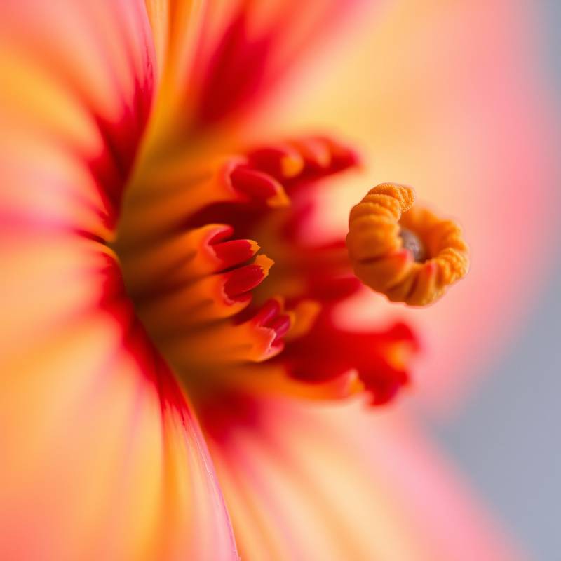 Studentenarbeit: Makrofotografie einer Blume